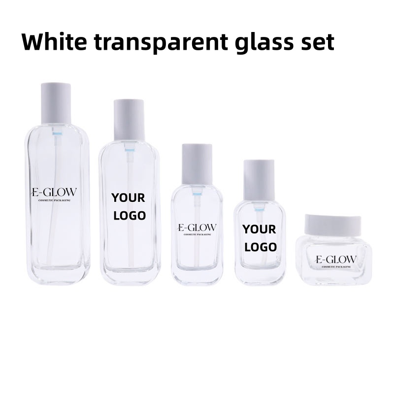 Luxury Skincare Packaging - 【Logo na zamówienie】1 szt. Luksusowe, przezroczyste