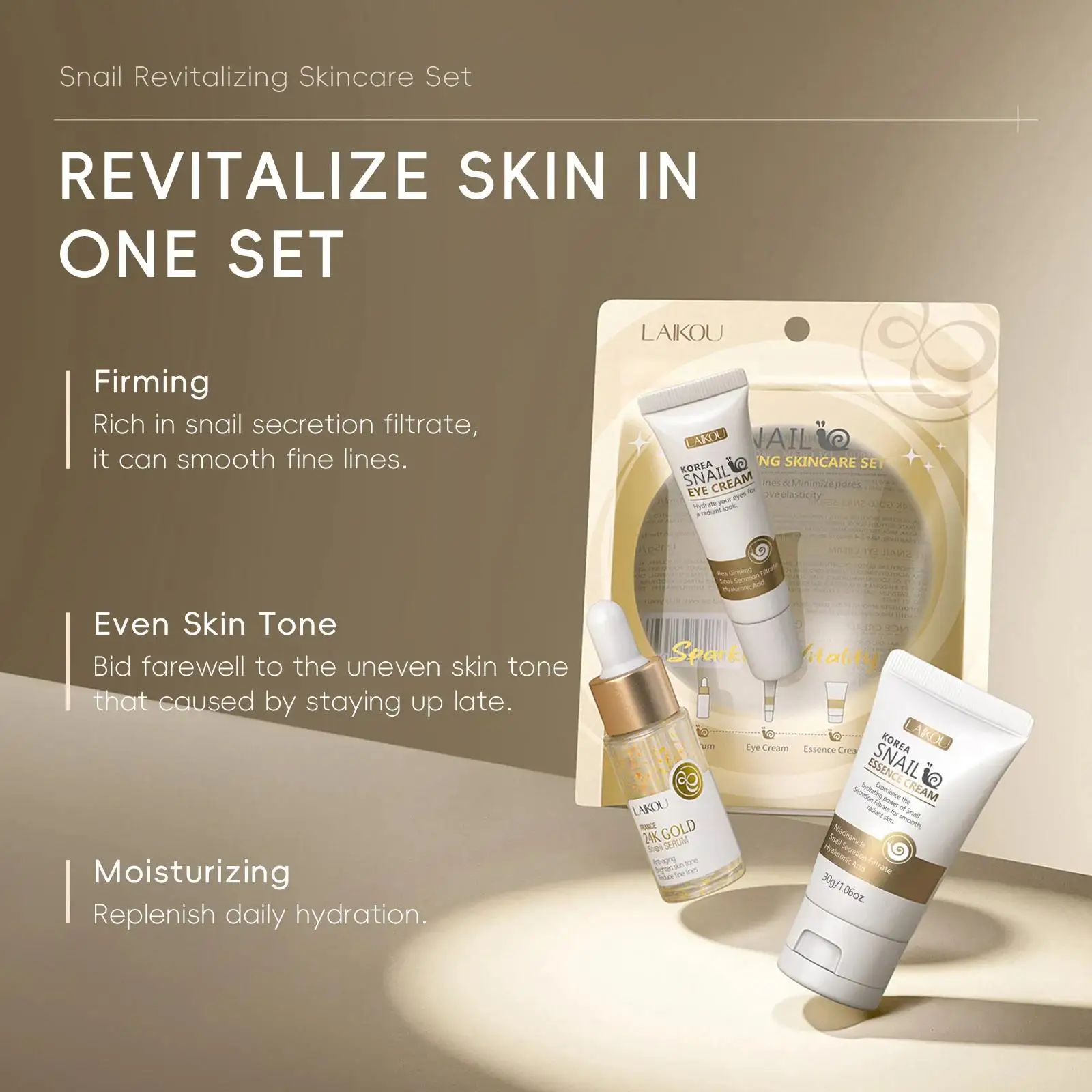 Zestaw serum, kremu pod oczy i – Luxury Skincare Line recenzja i cena